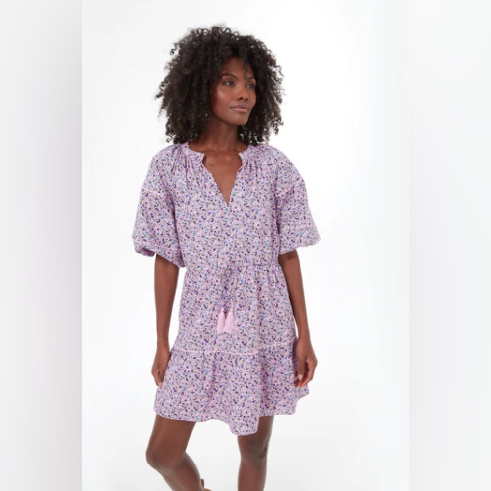 HYACINTH HOUSE
Purple Floral Matilda Dress